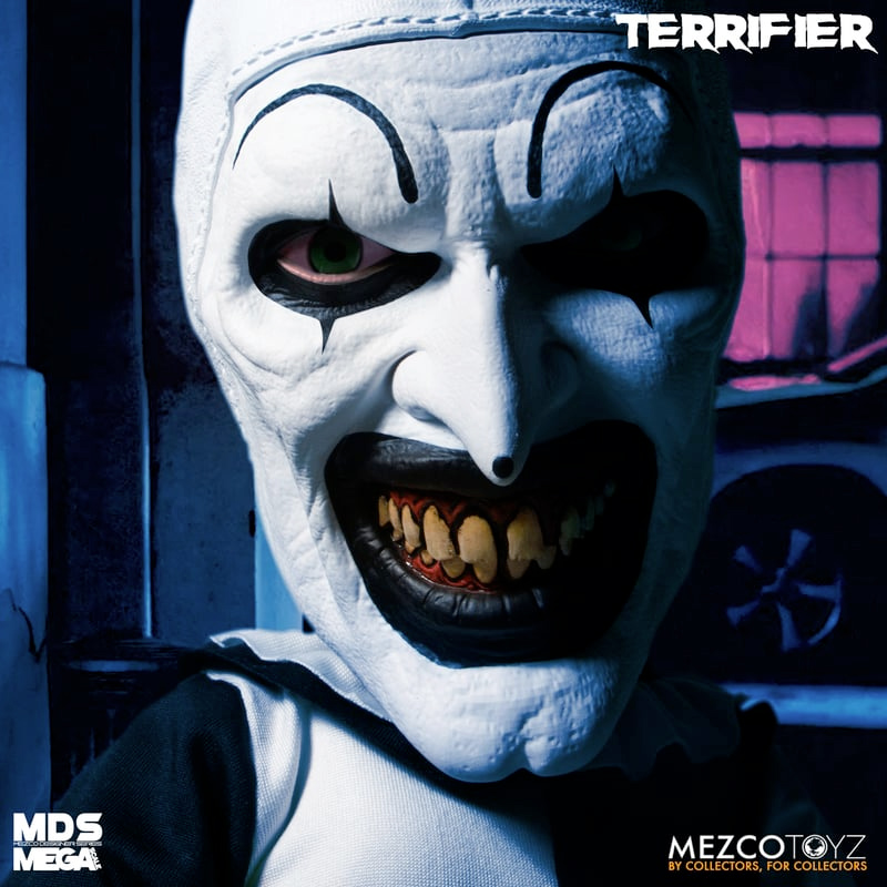 Boneco Palhaço Art the Clown Mezco MDS Mega Scale do Filme Terrifier
