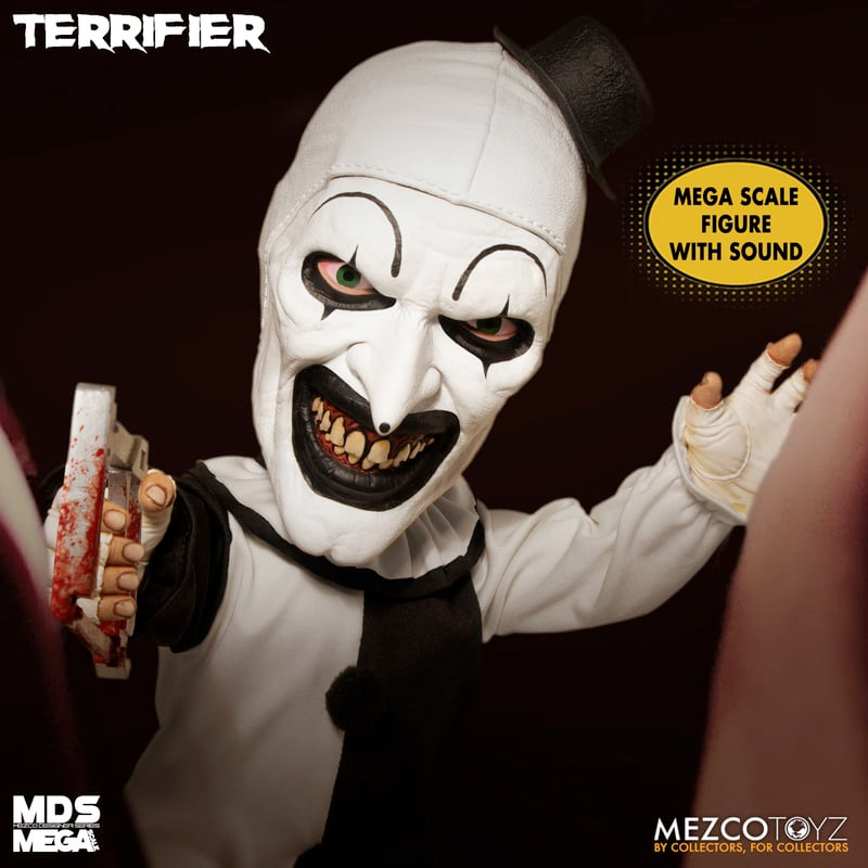 Boneco Palhaço Art the Clown Mezco MDS Mega Scale do Filme Terrifier