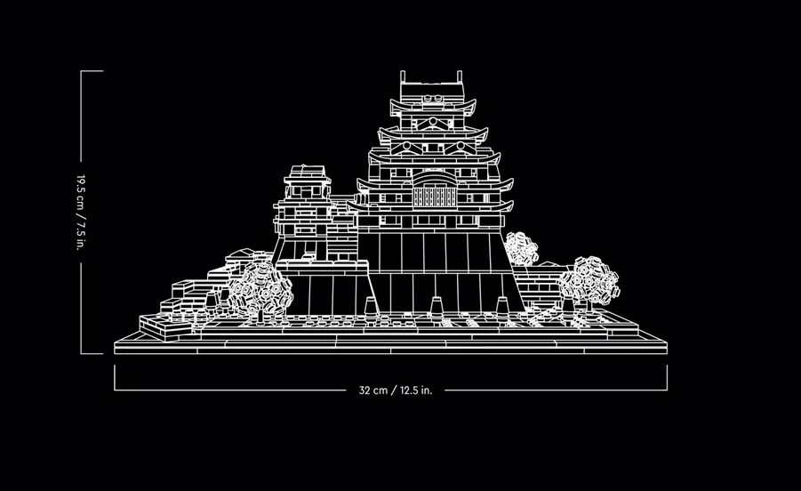 LEGO Architecture: Castelo de Himeji do Período Sengoku