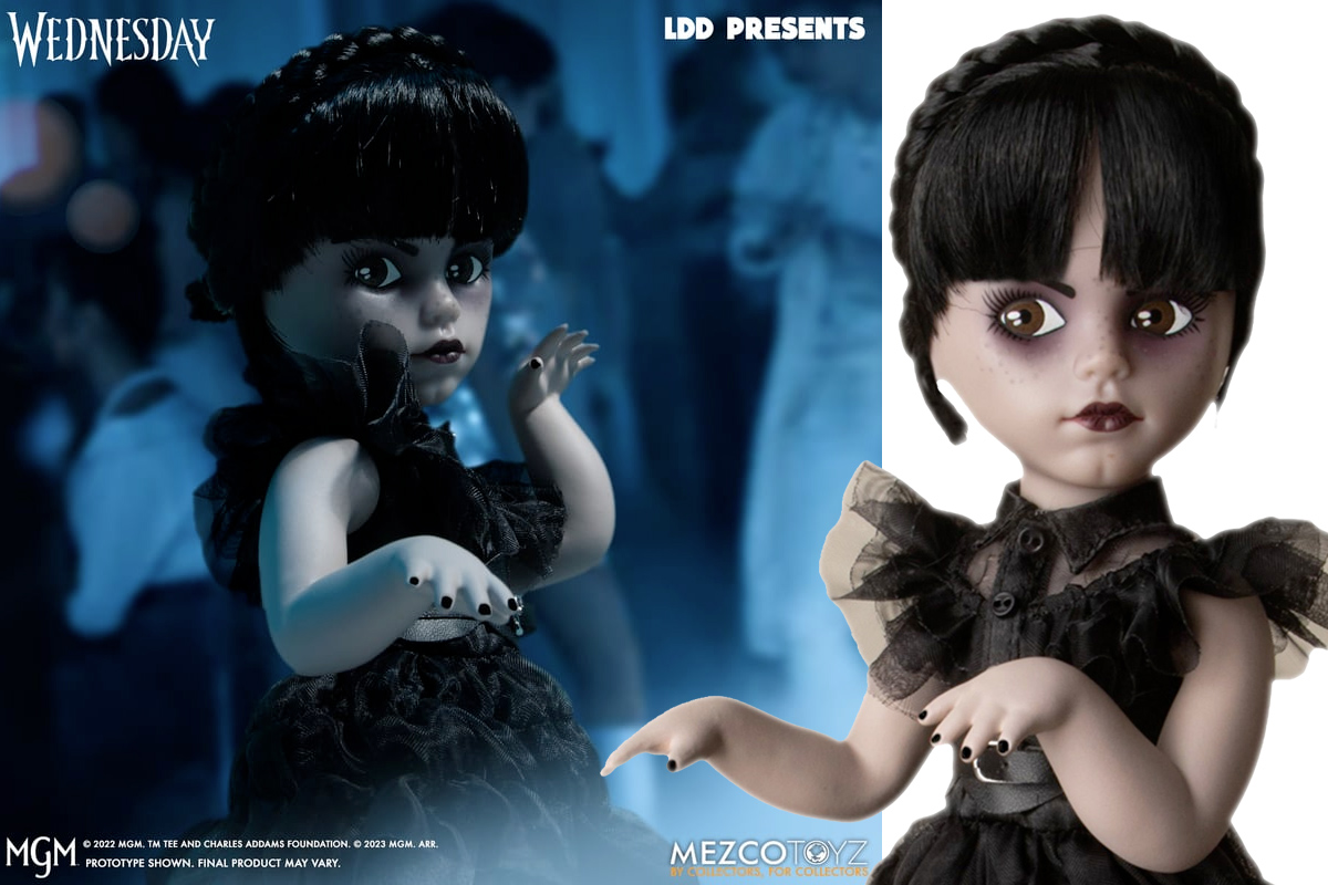 Living Dead Dolls Apresenta: Wednesday Addams (Jenna Ortega) Dançando
