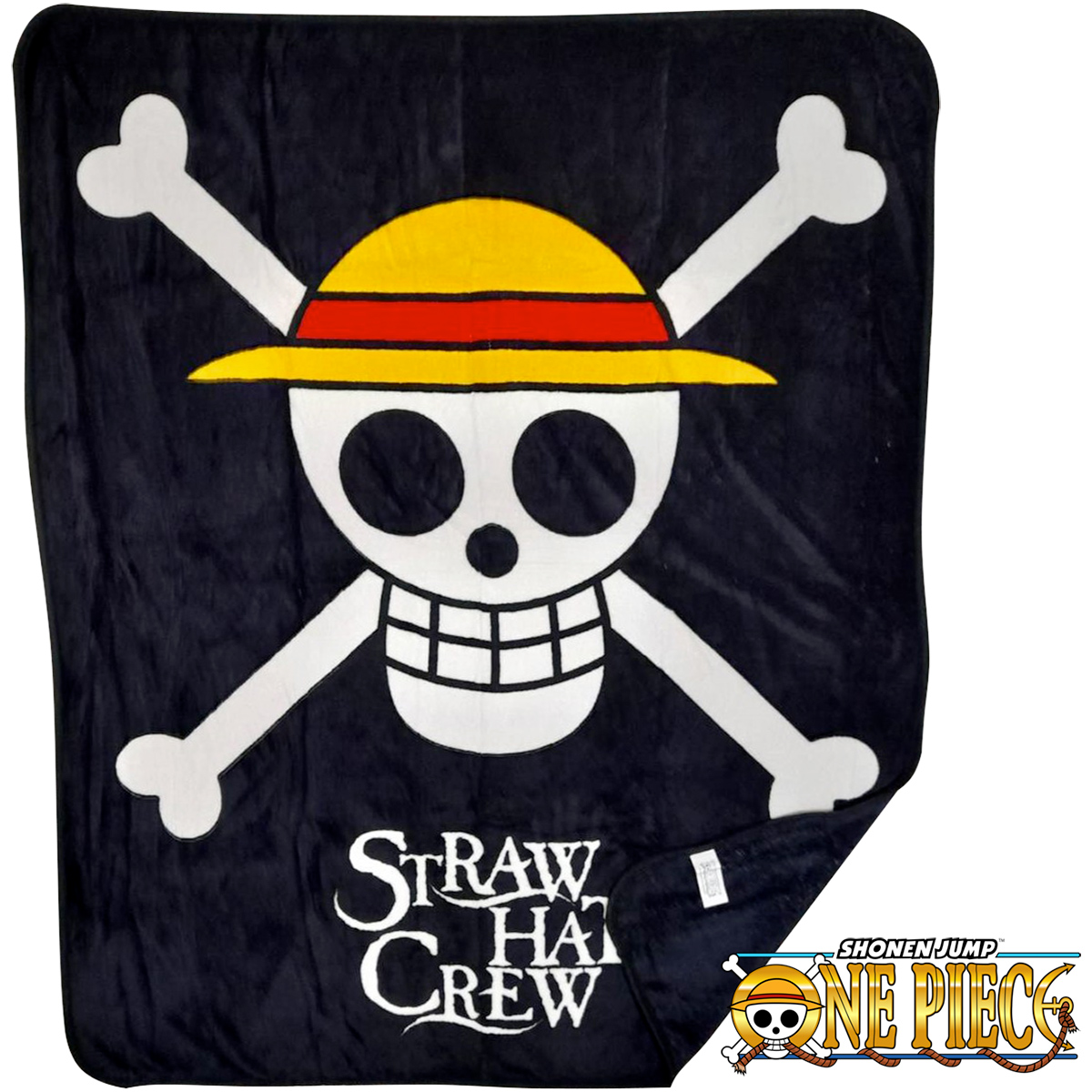 Cobertor de Lance One Piece Piratas do Chapéu de Palha