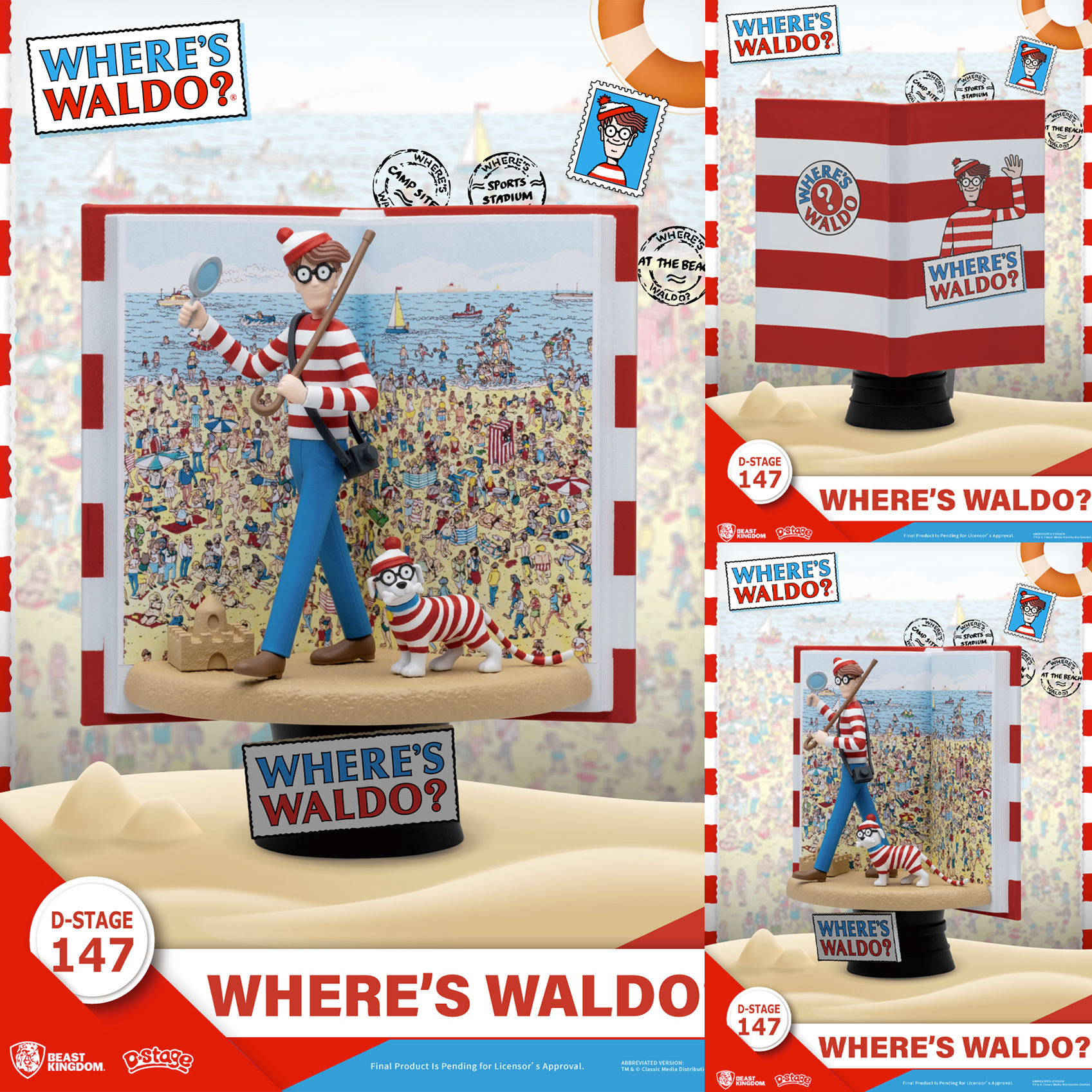 Onde está Wally? D-Stage Estátua/Diorama 360 Graus da Beast Kingdom