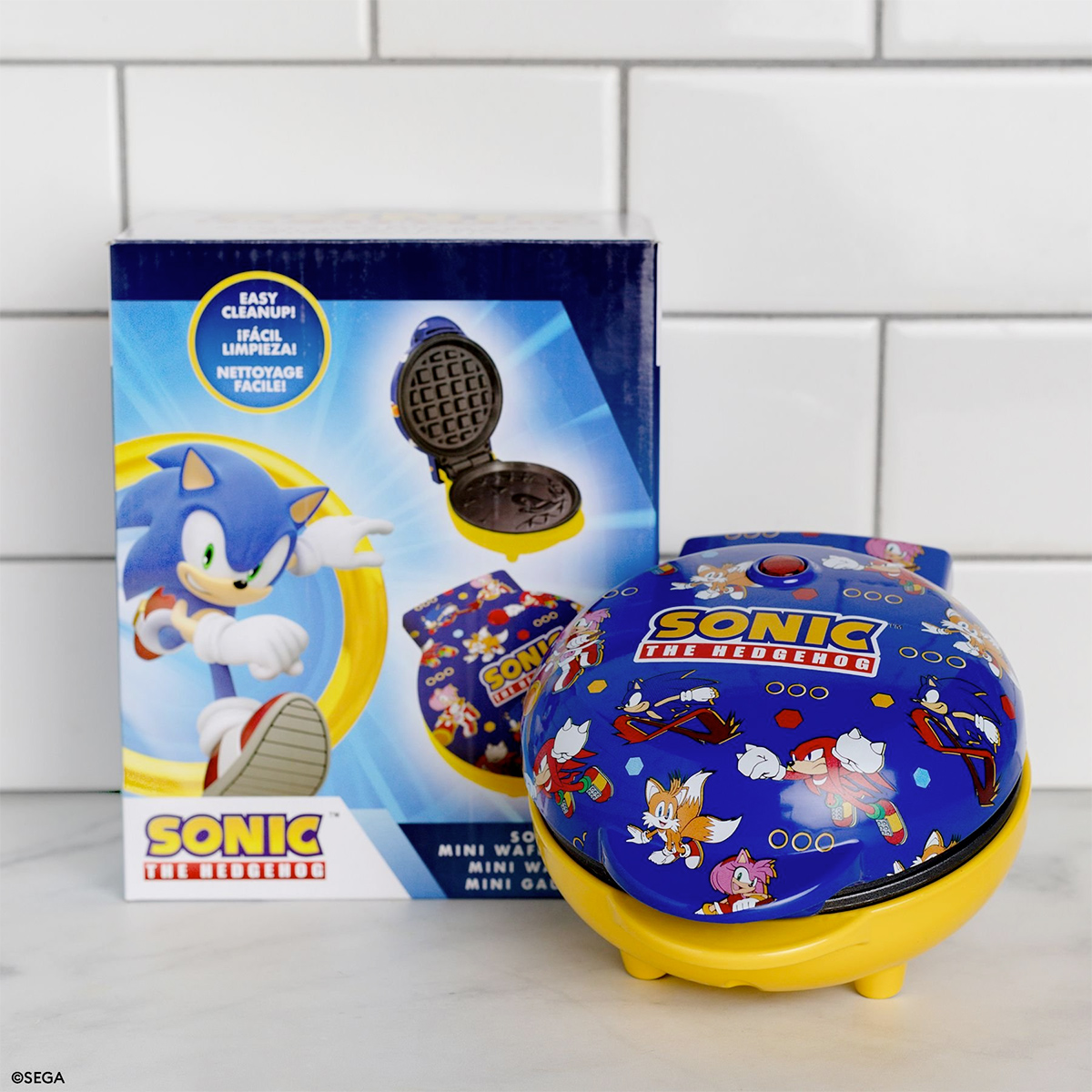 Máquina de Waffles Sonic the Hedgehog (Sega)