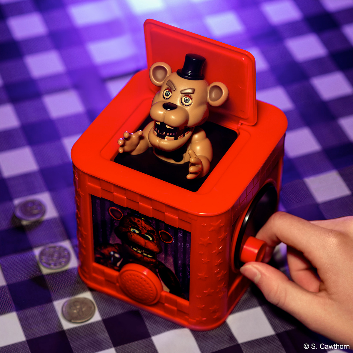 Jogo de Manivela Five Nights at Freddy's Scare-in-the-Box (Funko
