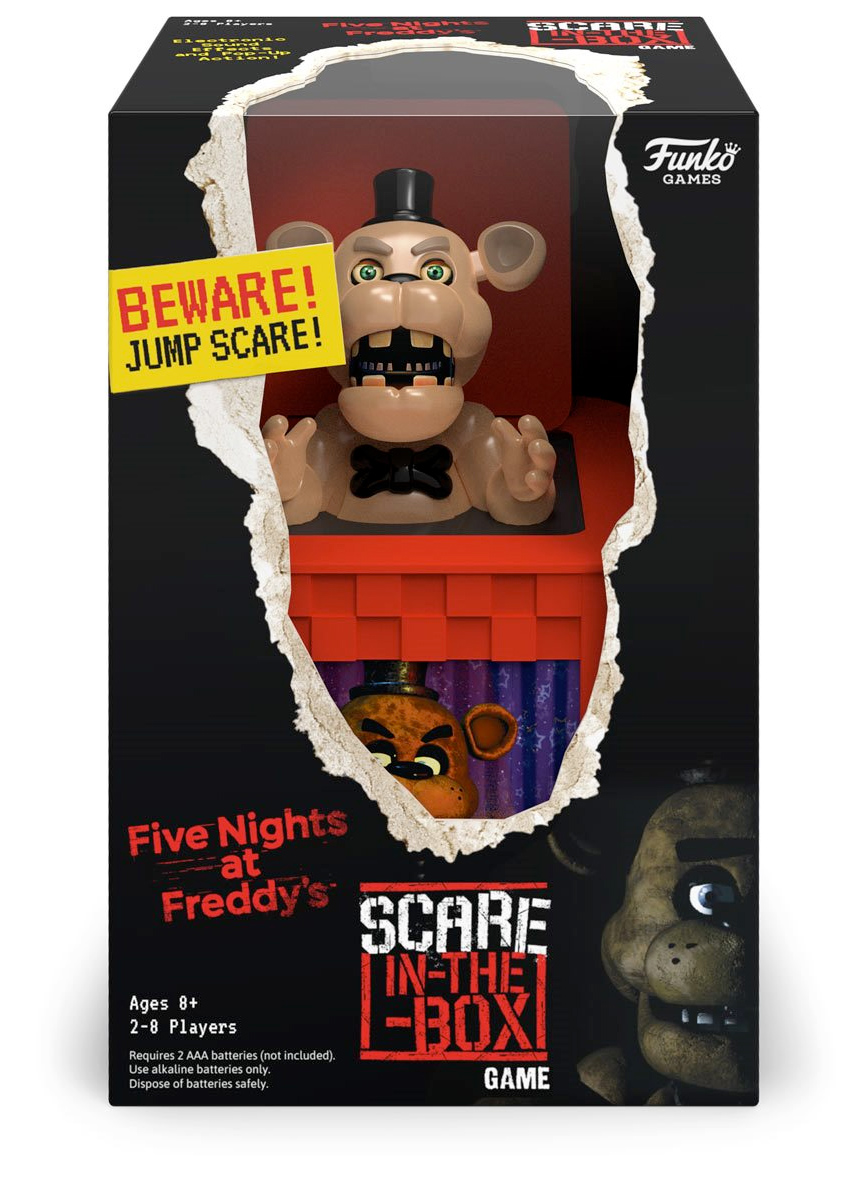Jogo de Manivela Five Nights at Freddy's Scare-in-the-Box (Funko Games)