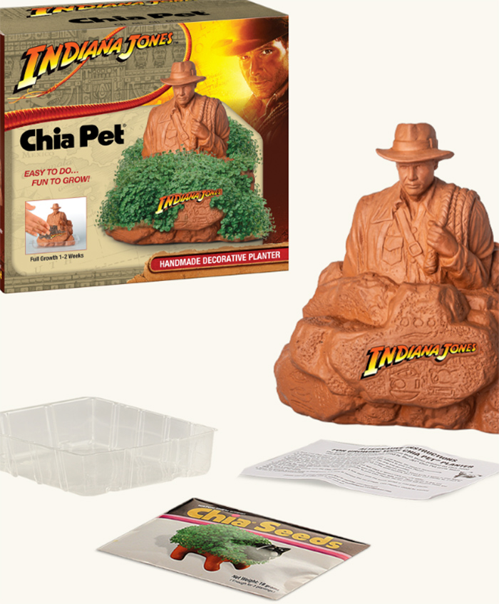 Indiana Jones Chia Pet Fencing Grass