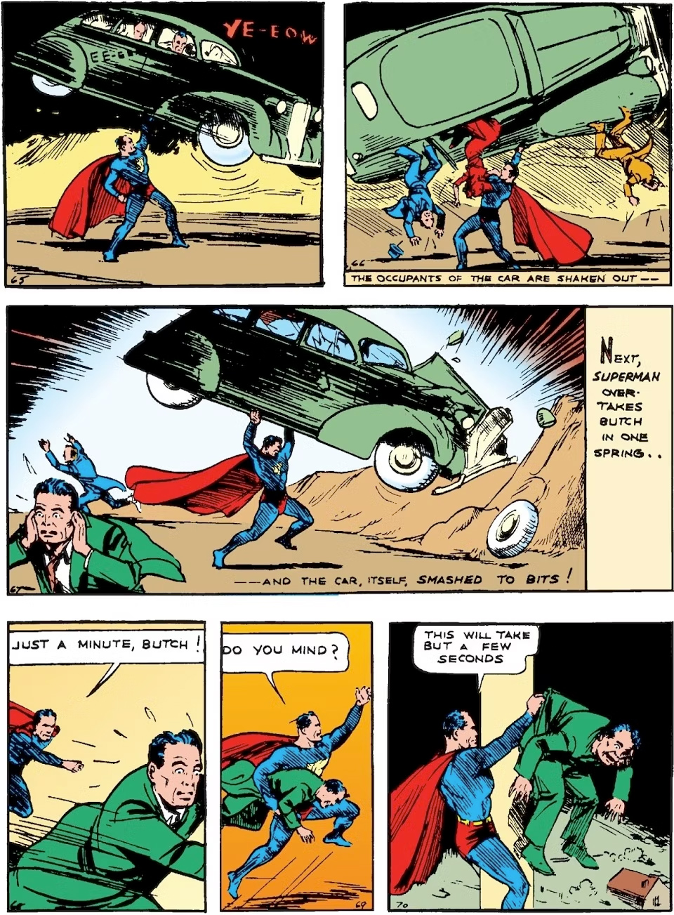 Superman Statue Cover of Action Comics Magazine #1
