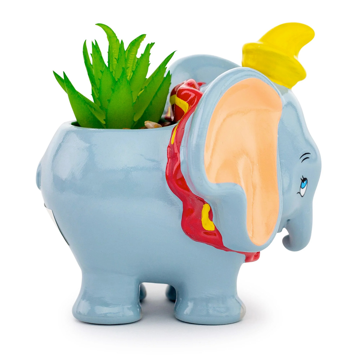 Mini Potted Plant Dumbo with Artificial Succulent
