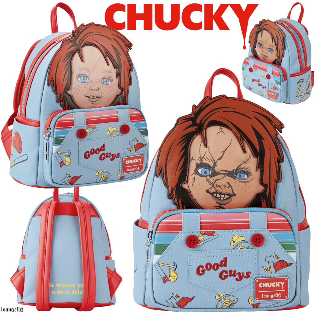 Sac à Main Mini Loungefly Chucky Child's Play - édition Exclusive Cosplay, Neuf Avec étiquettes