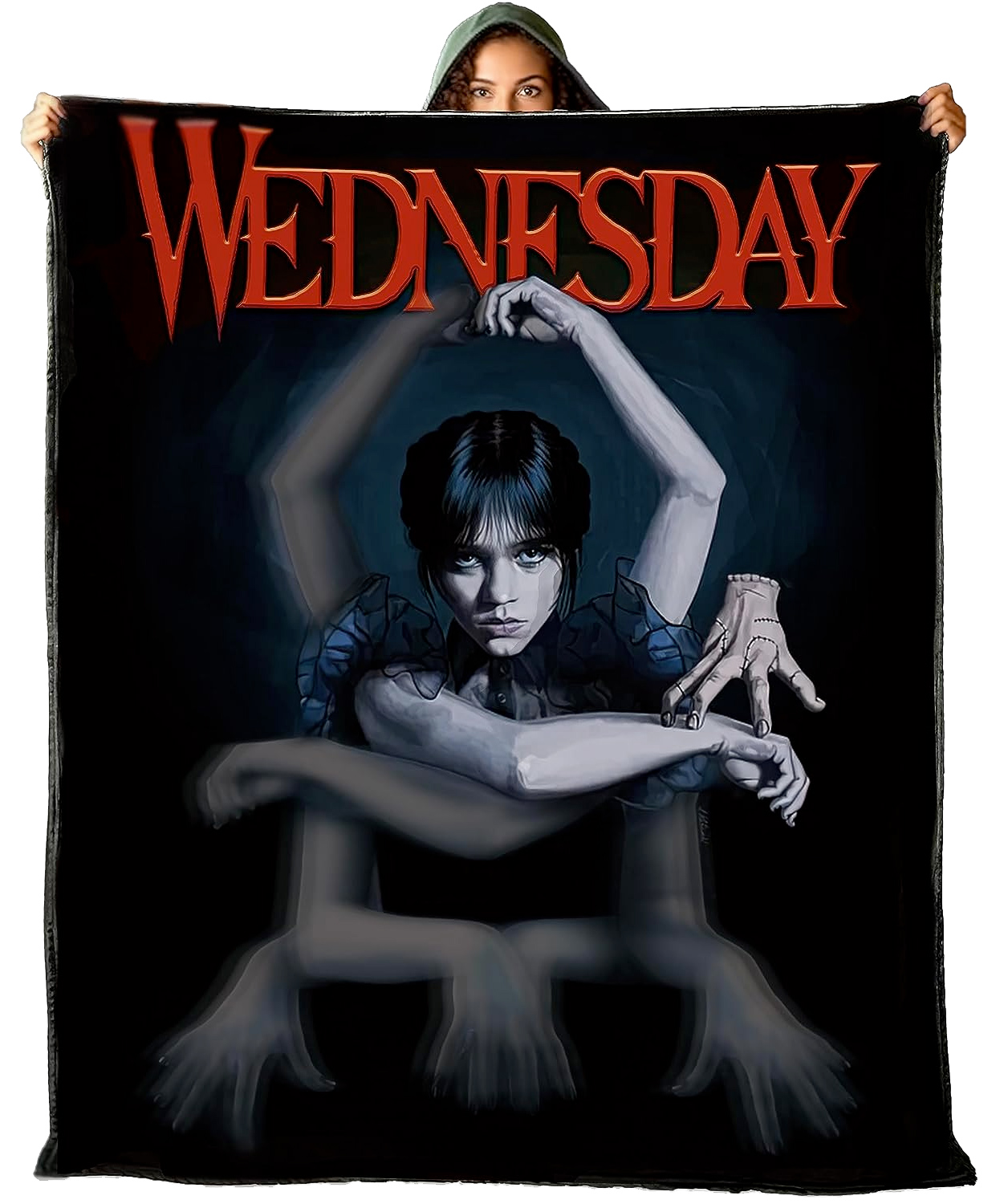 Cobertores de Lance Wednesday Addams (Netflix)