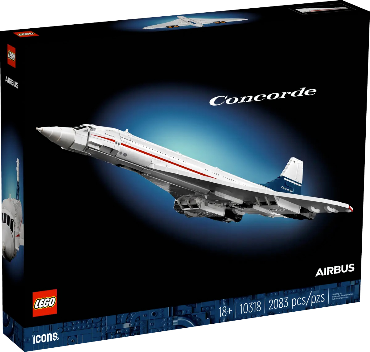 LEGO Concorde Supersonic Airliner with 2,083 pieces