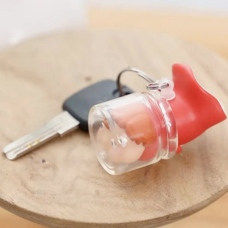 Ponyo Keychain Stuck in a Bottle (Hayao Miyazaki)