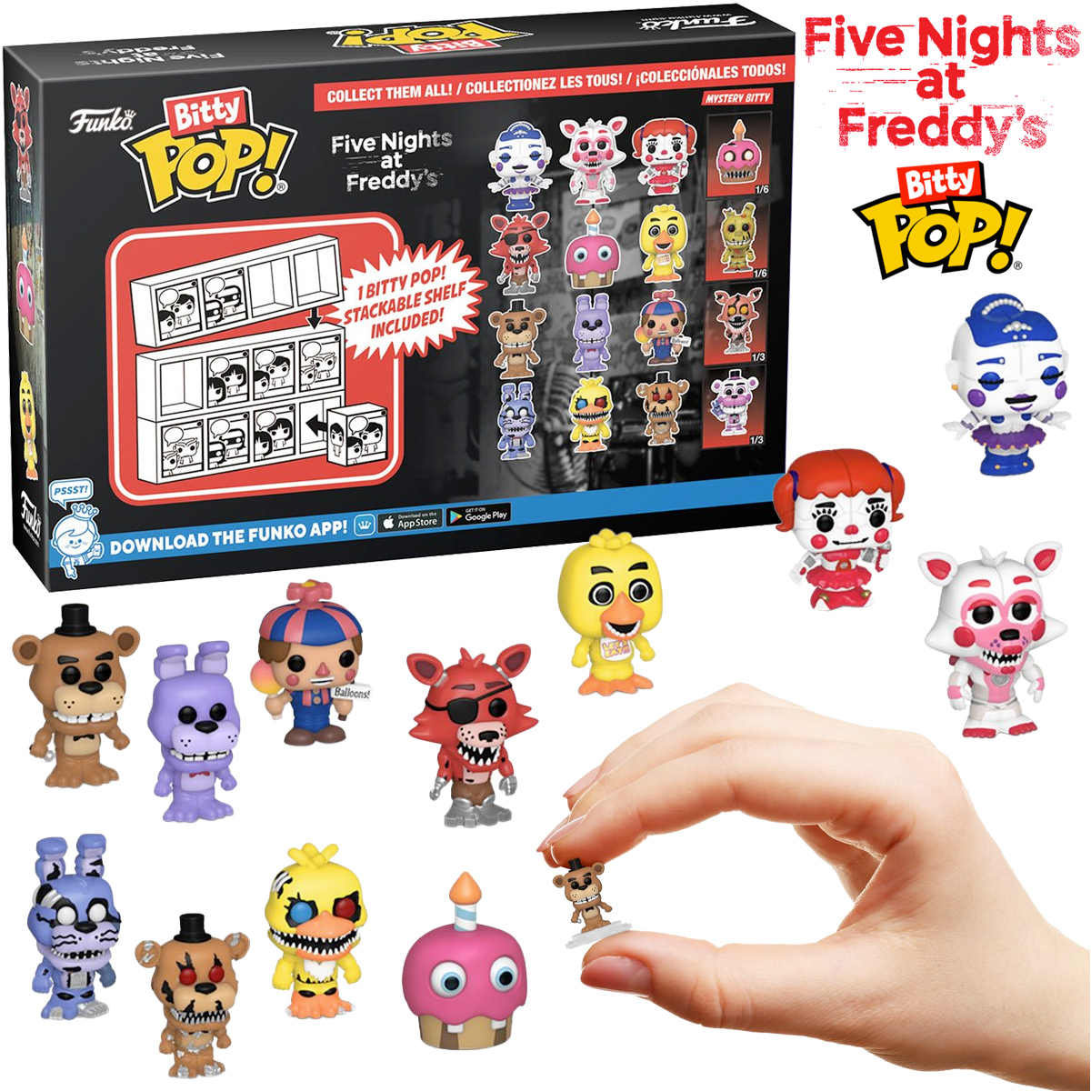 Micro-Figuras Five Nights at Freddy’s Funko Bitty Pop!