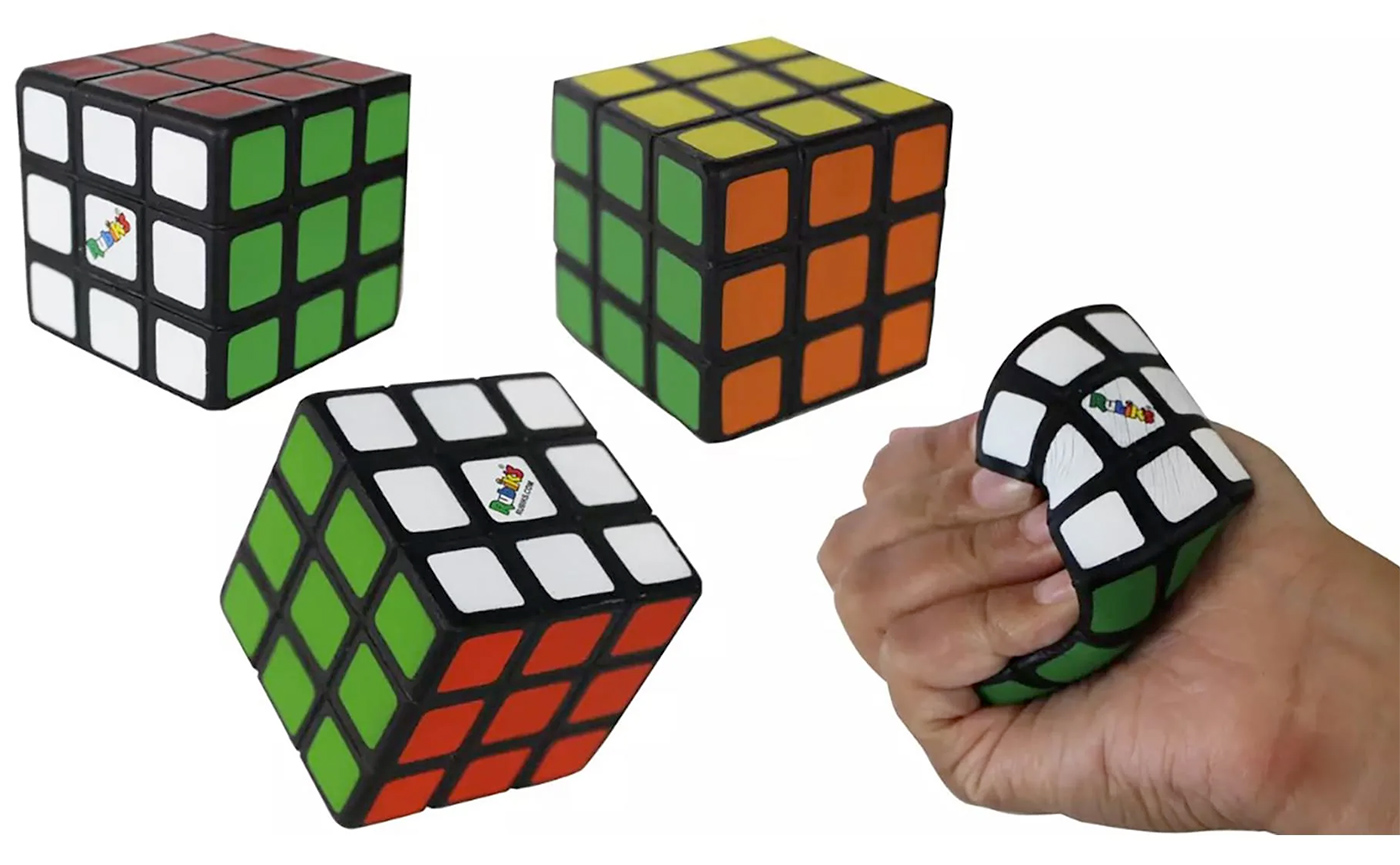 Rubik's Cube Anti-Stress Toy for Kneading and Smashing