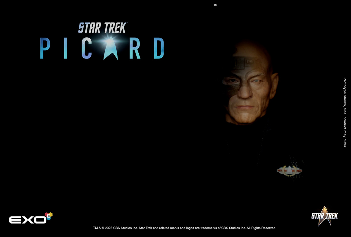 Almirante Jean-Luc Picard - Action Figure Perfeita 1:6 da Série Star Trek: Picard