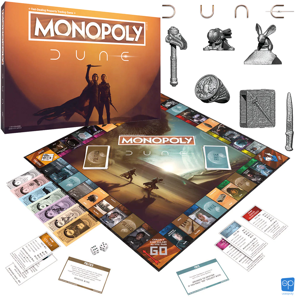 Jogo Monopoly do Filme Duna de Denis Villeneuve