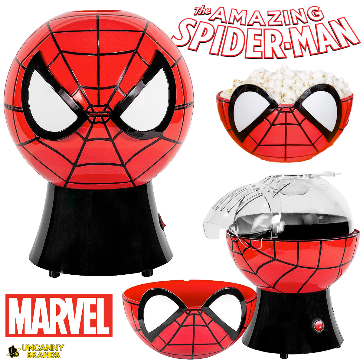 Pipoqueira Homem-Aranha Marvel (Spider-Man)