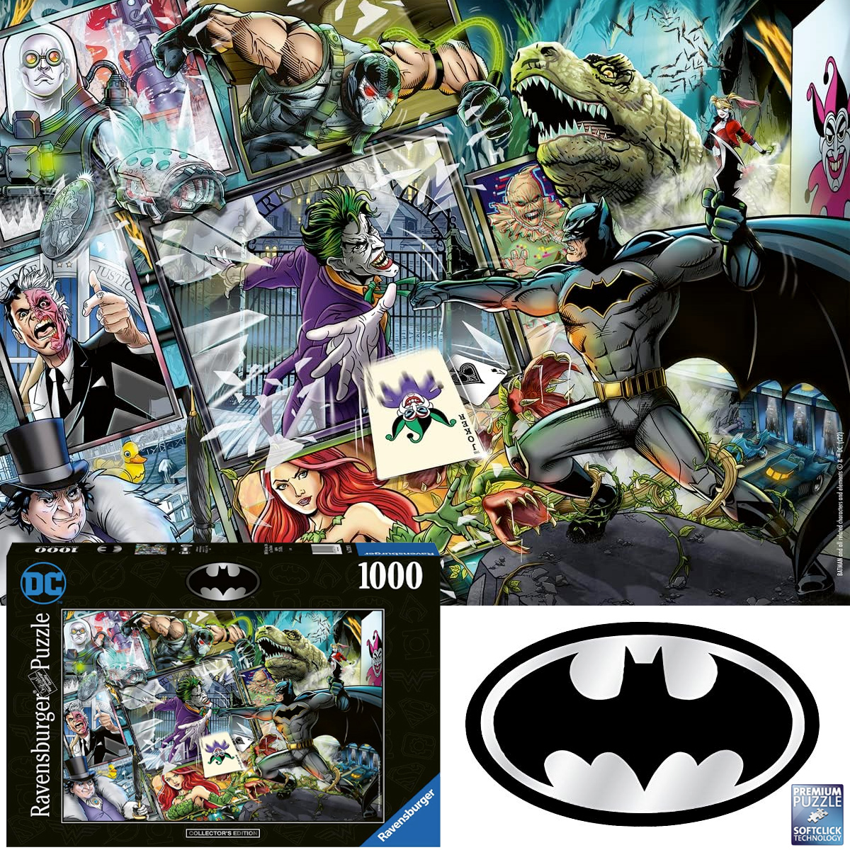 Quebra-Cabeça Batman e Arqui-Inimigos - Ravensburger Collector’s Edition