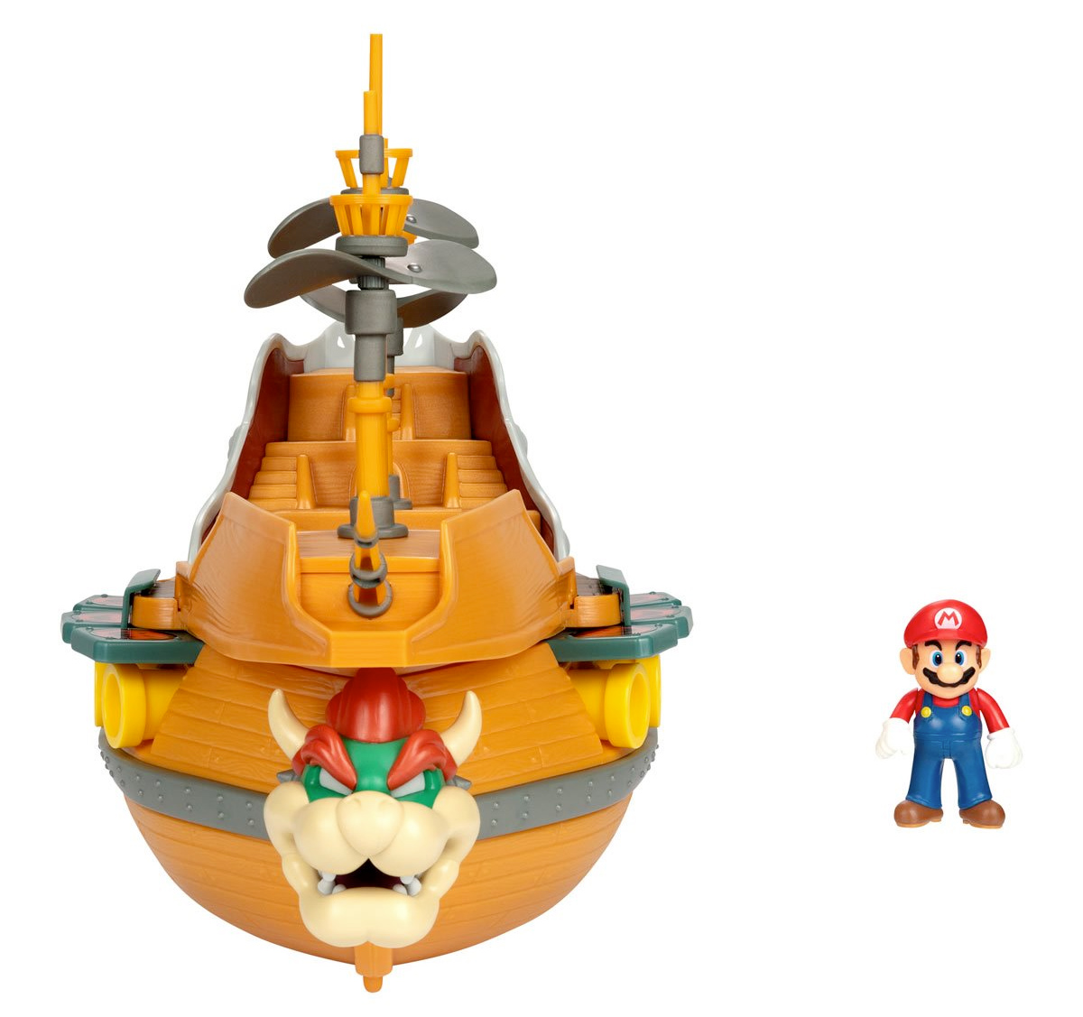 Playset Navio Voador do Bowser (World of Nintendo Super Mario)