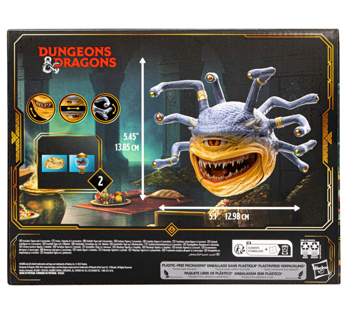 Action Figures Dungeons & Dragons Golden Archive: Xanathar e Besta Deslocadora