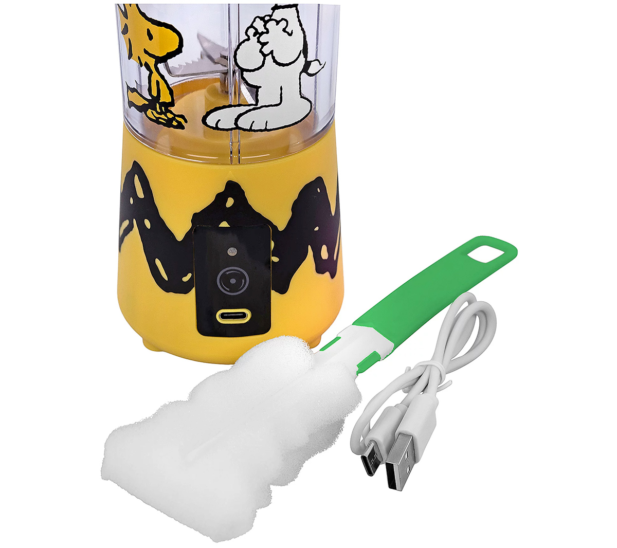 Peanuts Snoopy & Woodstock Mini Portable Blender with USB Rechargeable Battery