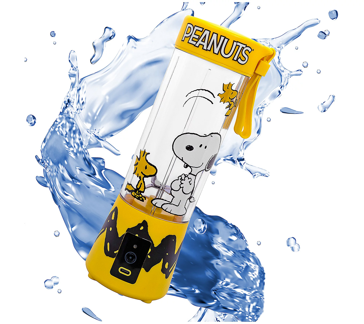 Peanuts Snoopy & Woodstock Mini Portable Blender with USB Rechargeable Battery