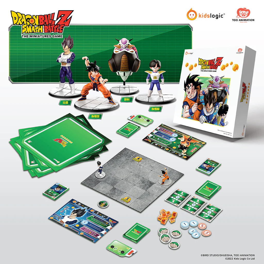 Jogo de Miniaturas e Cartas Dragon Ball Z Smash Battle - The Miniatures Game