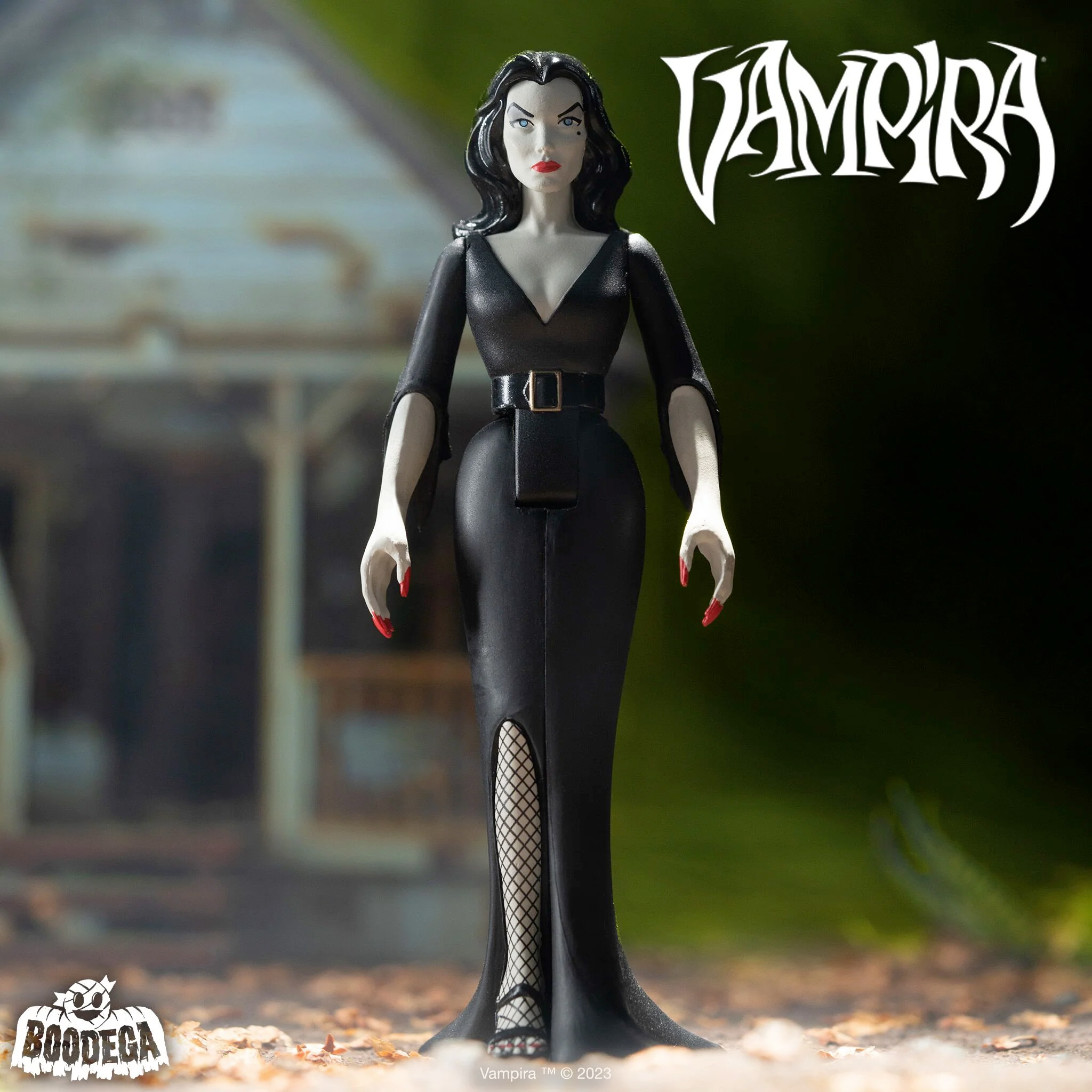 Action Figure ReAction Maila Nurmi como Vampira, a Rainha do Gótico (The Vampira Show 1954)