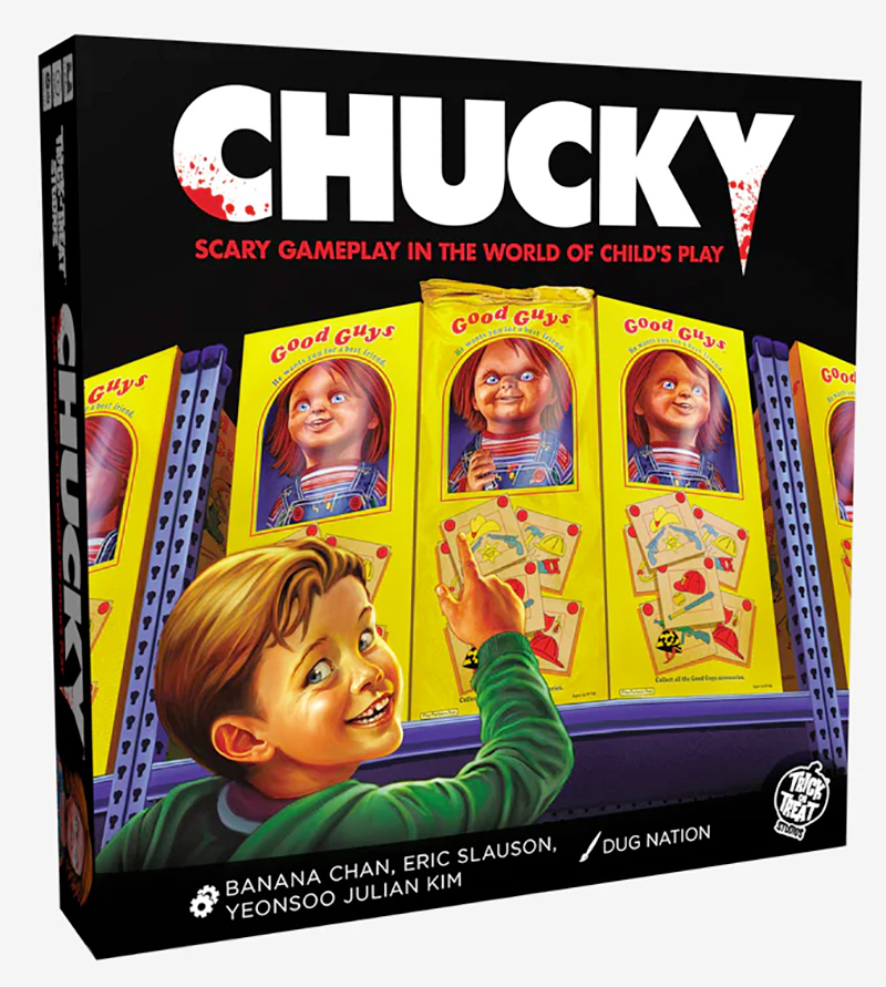 Jogo de Tabuleiro Chucky, o Brinquedo Assassino