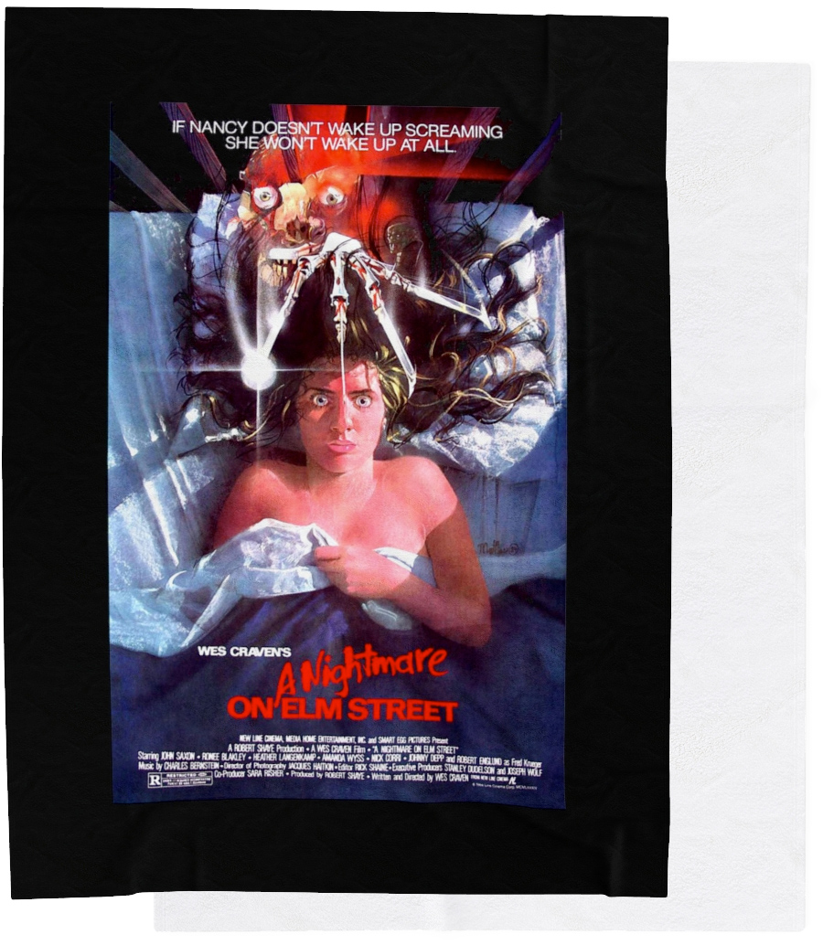 Blankets from the First 6 Films in the Series A Nightmare on Elm Street with Freddy Krueger