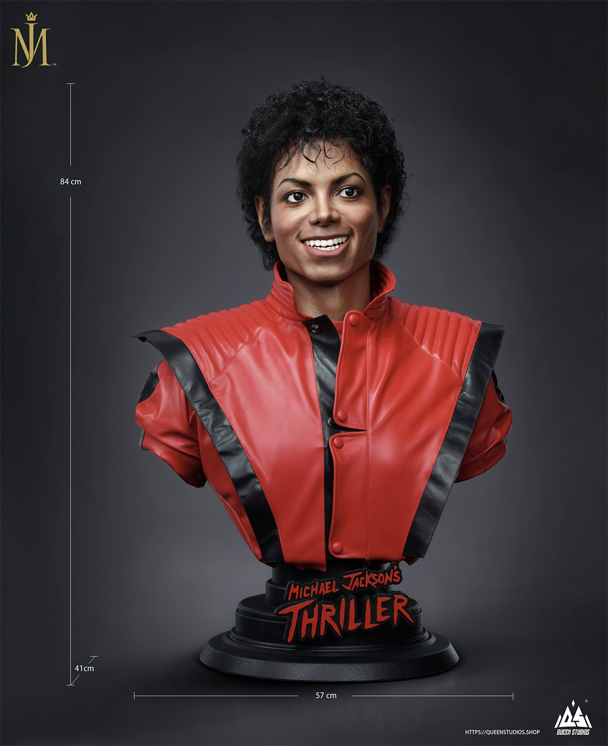 Busto Michael Jackson Thriller em Tamanho Real