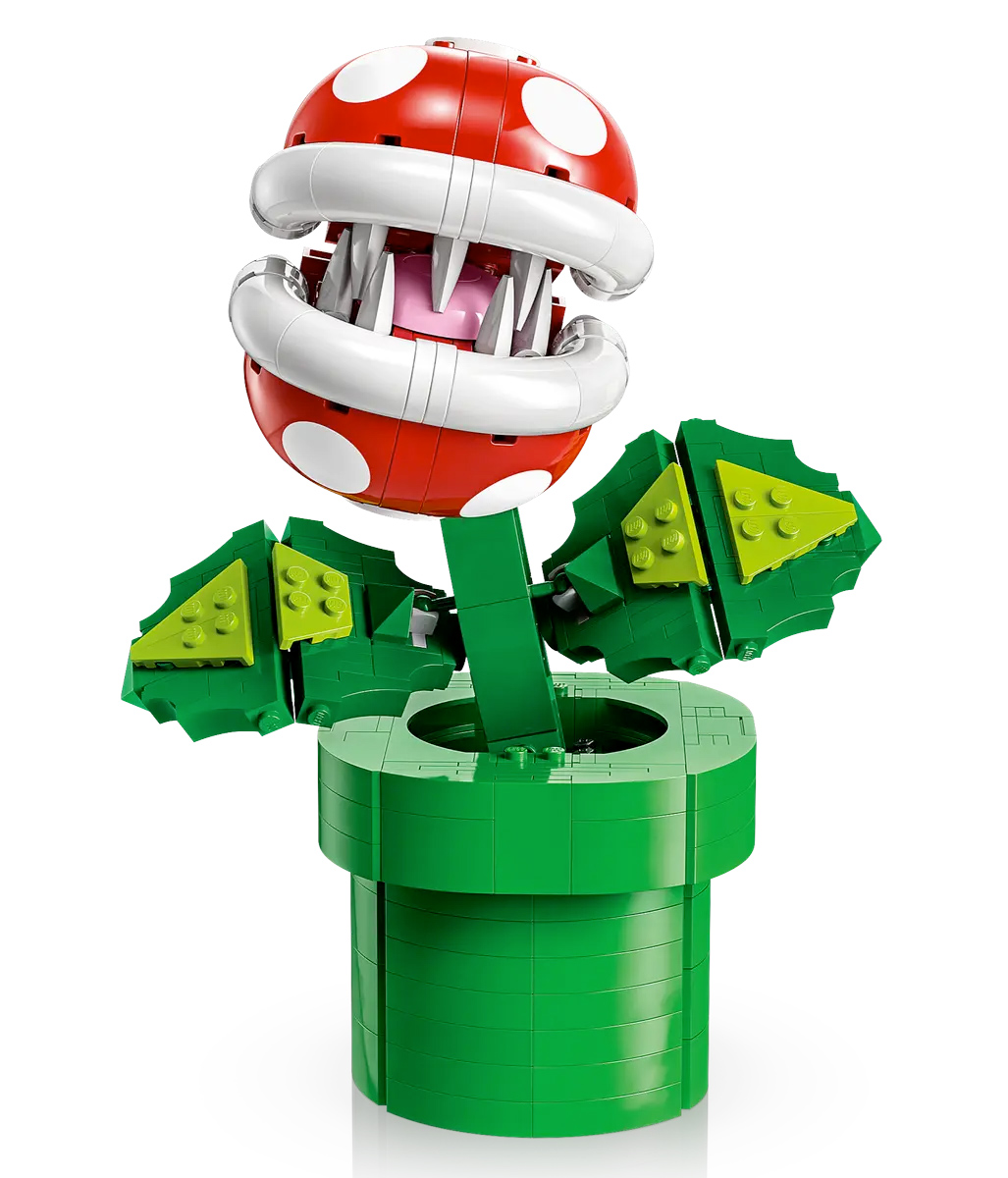 LEGO Planta Carnívora (Piranha Plant) Super Mario com 540 Blocos