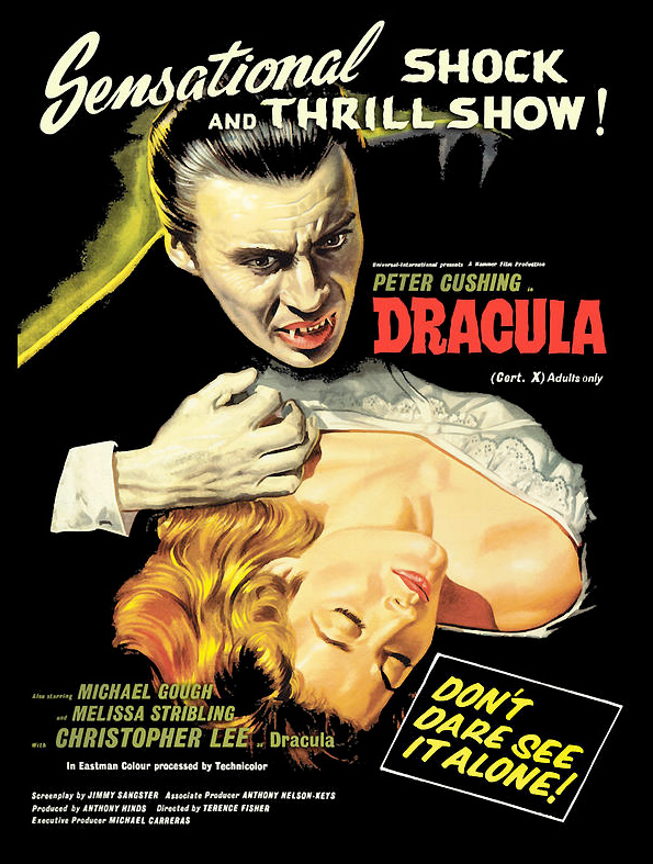 Posters Filmes Clássicos da Hammer Horror: Drácula e Plague of the Zombies