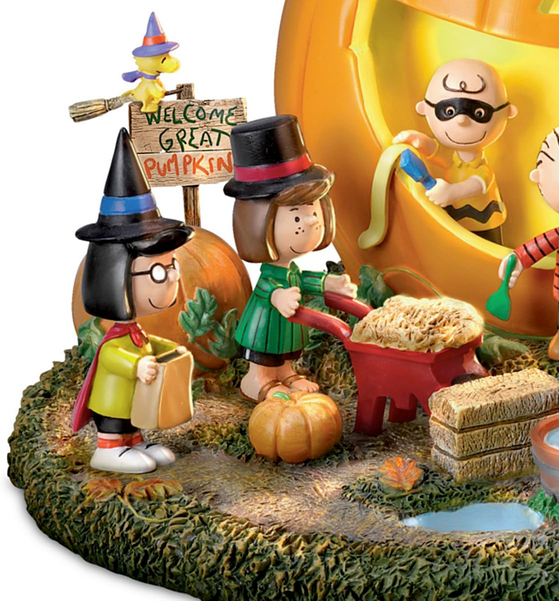 Diorama Peanuts e a Grande Abóbora de Halloween