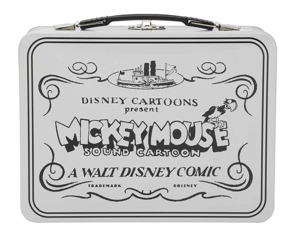 Mickey Mouse lunchbox from the 1928 short film Steamboat Willie