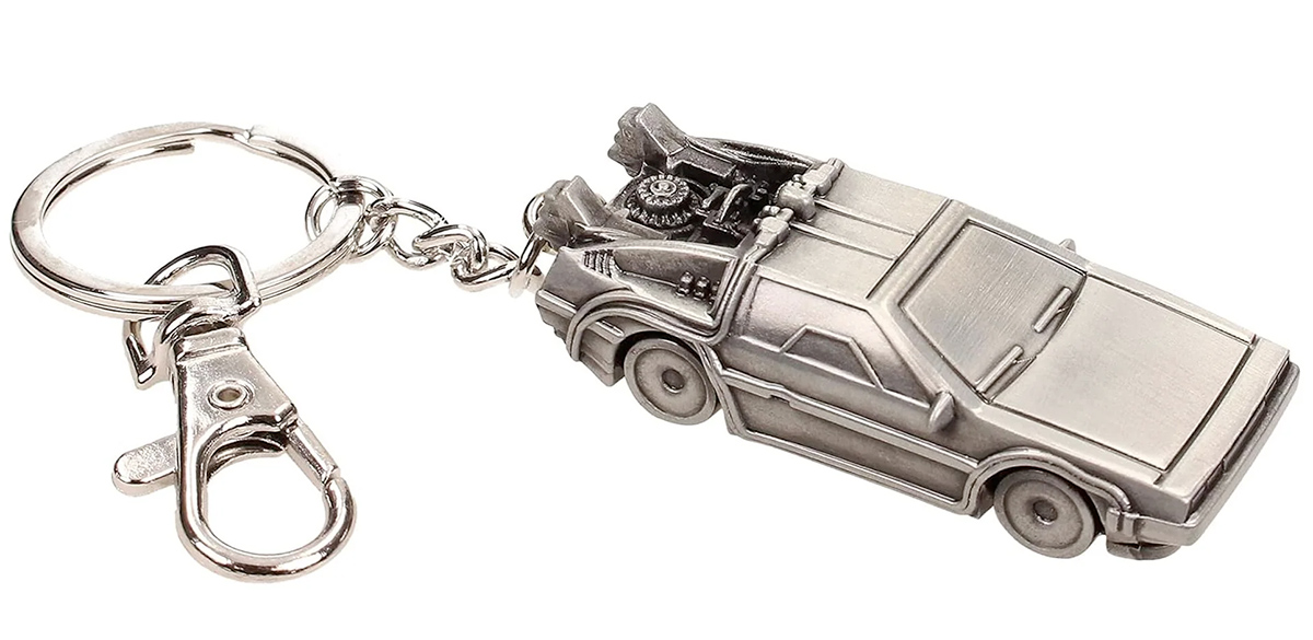 Back to the Future DeLorean 3D Metal Keychain (Back to the Future)