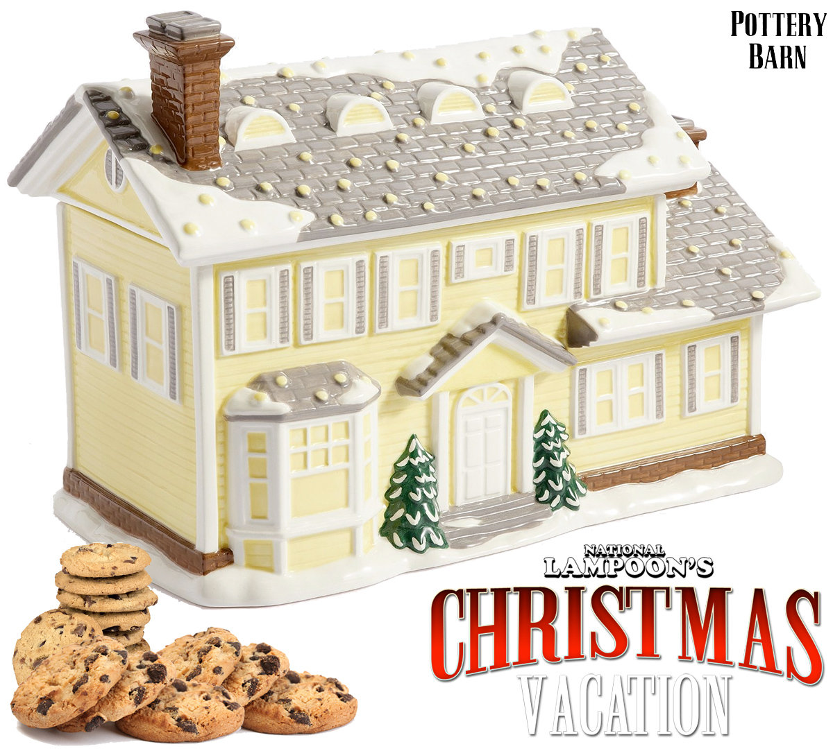 Pote de Cookies Casa da Família Griswold em Férias Frustradas no Natal (1989)