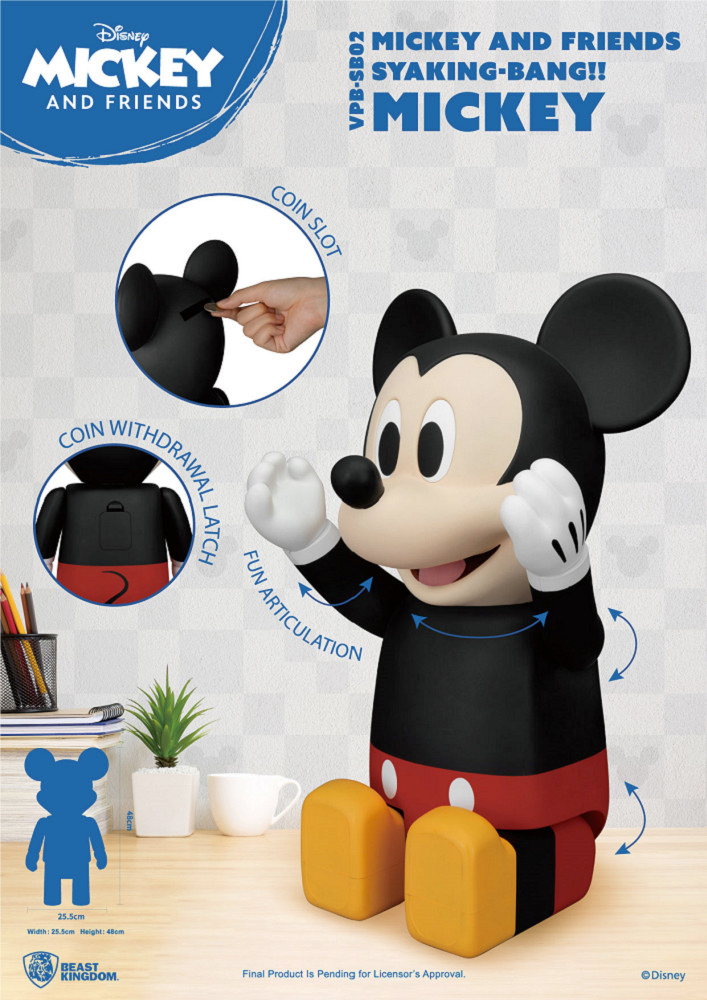 Cofre Gigante Articulado Mickey Mouse “Syaking-Bang!!”