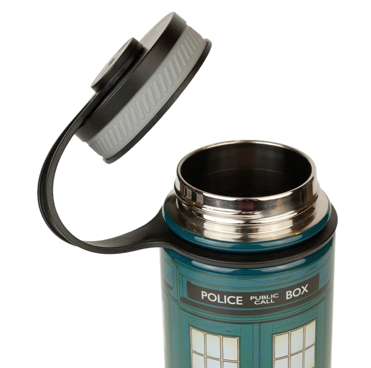 Garrafa Térmica de Aço TARDIS da 13º Doctor Who