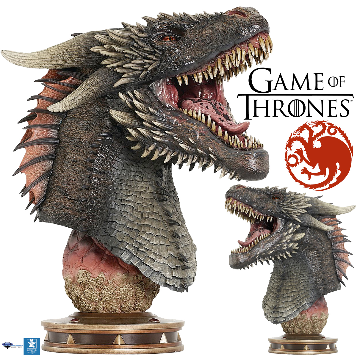 Busto Drogon Legends in 3D, o Dragão de Daenerys Targaryen em Game of Thrones