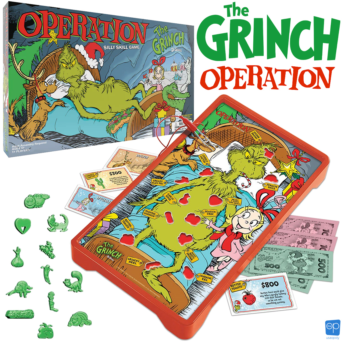 Jogo Operação O Grinch do Dr. Seuss