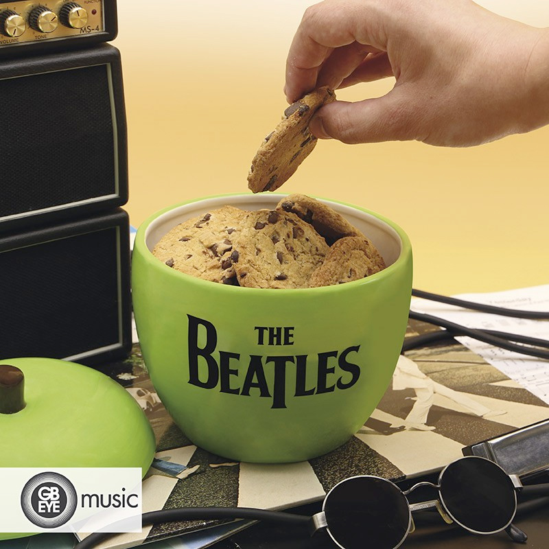 Pote de Cookies The Beatles Maçã Verde da Apple Records