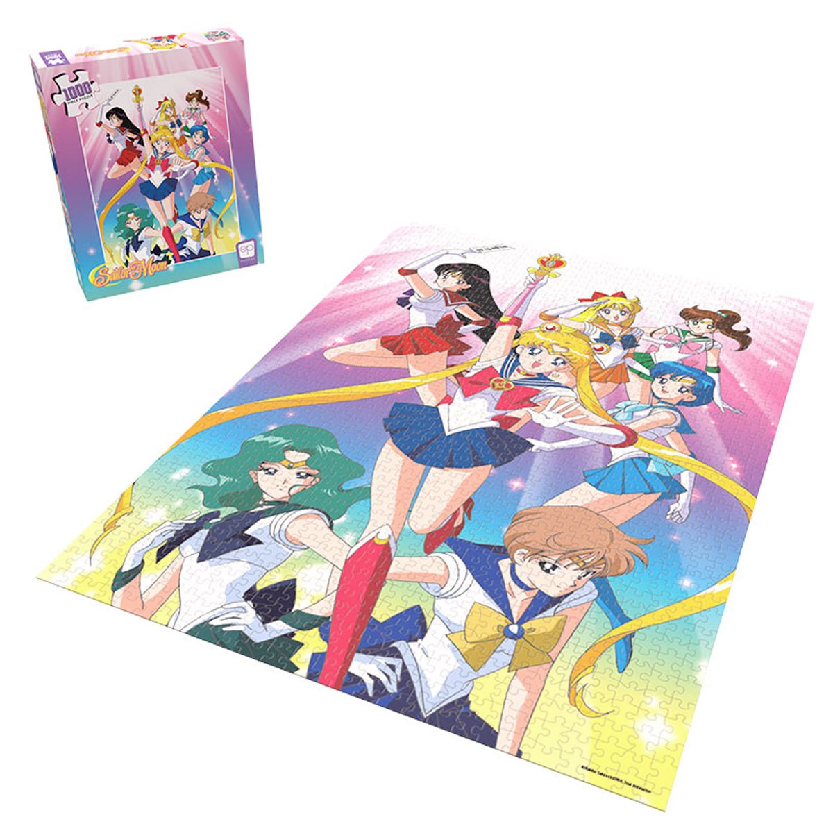 Sailor Moon Puzzle with 7 Sailor Guardians and 1,000 pieces