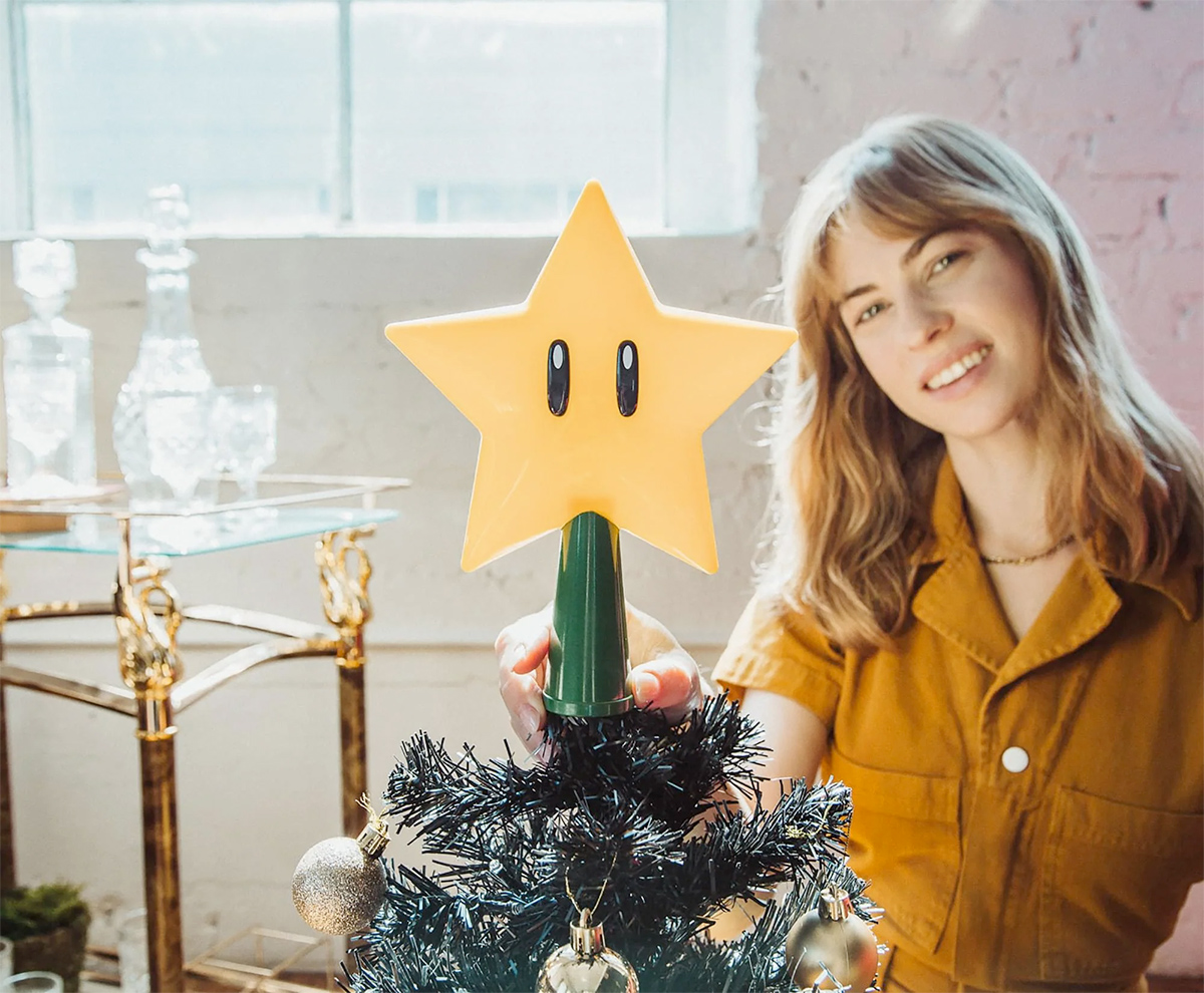 Super Mario Star to Top the Christmas Tree