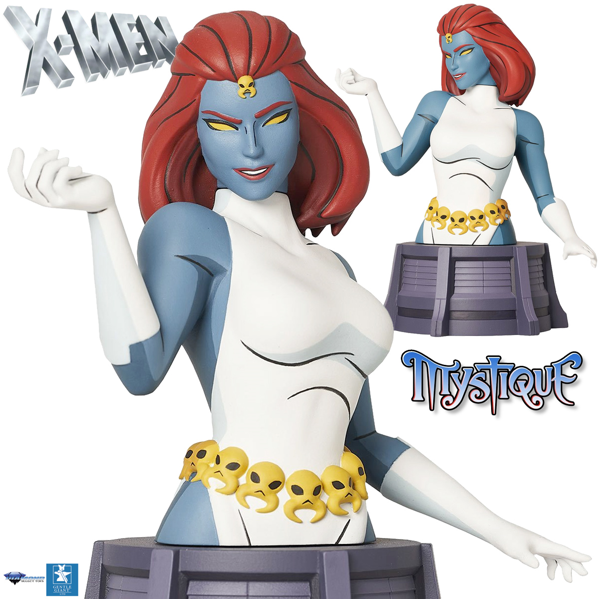 Mini-Busto Mystique (Mística) X-Men: The Animated Series