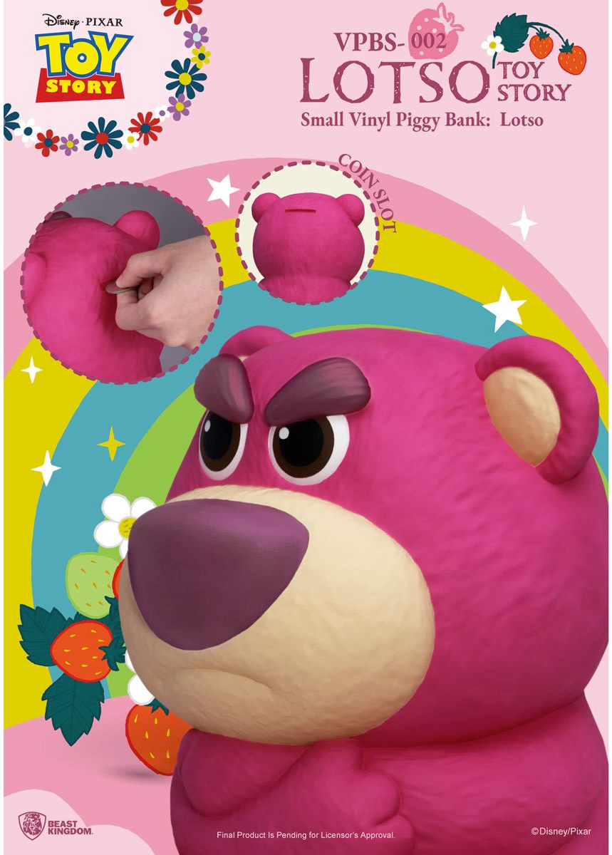 Cofre Urso Lotso (Lots-o'-Huggin' Bear) Small Vinyl Piggy Bank de Toy Story 3