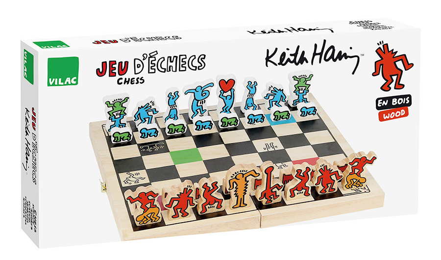 Keith Haring Board Games: Chess, Backgammon and Checkers