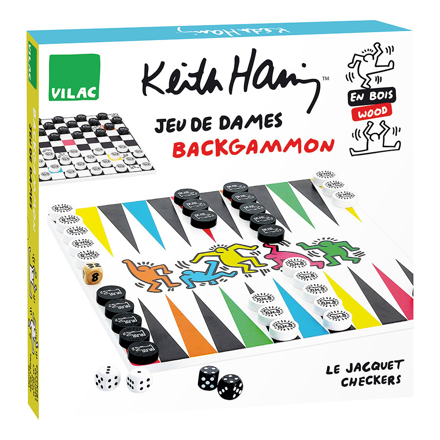Keith Haring Board Games: Chess, Backgammon and Checkers