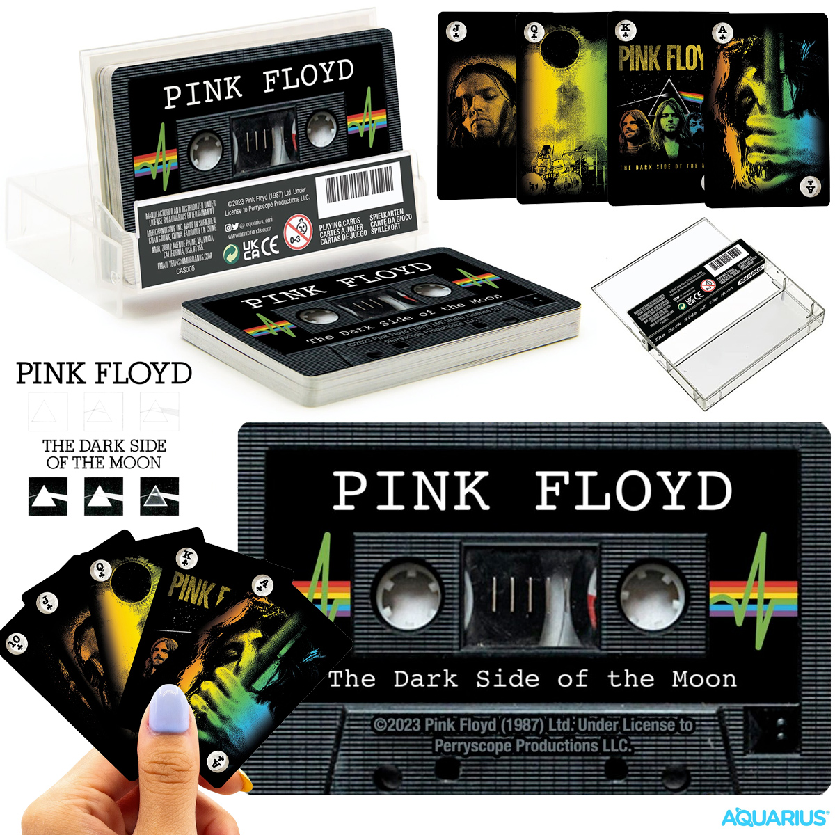 Baralho Pink Floyd Fita Cassete de The Dark Side of the Moon