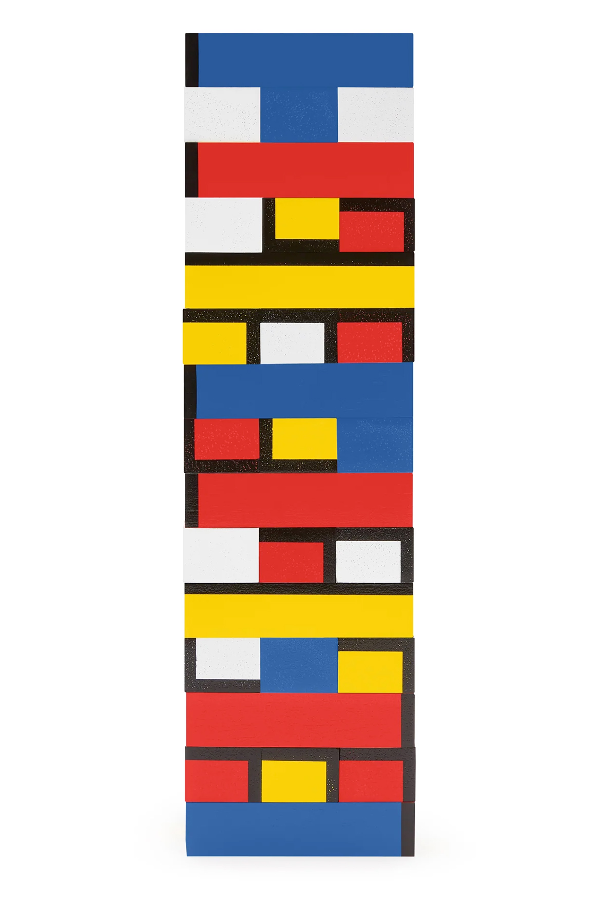 Stacking Game De Stijl Jenga in the Colorful Style of Piet Mondrian (MoMA)